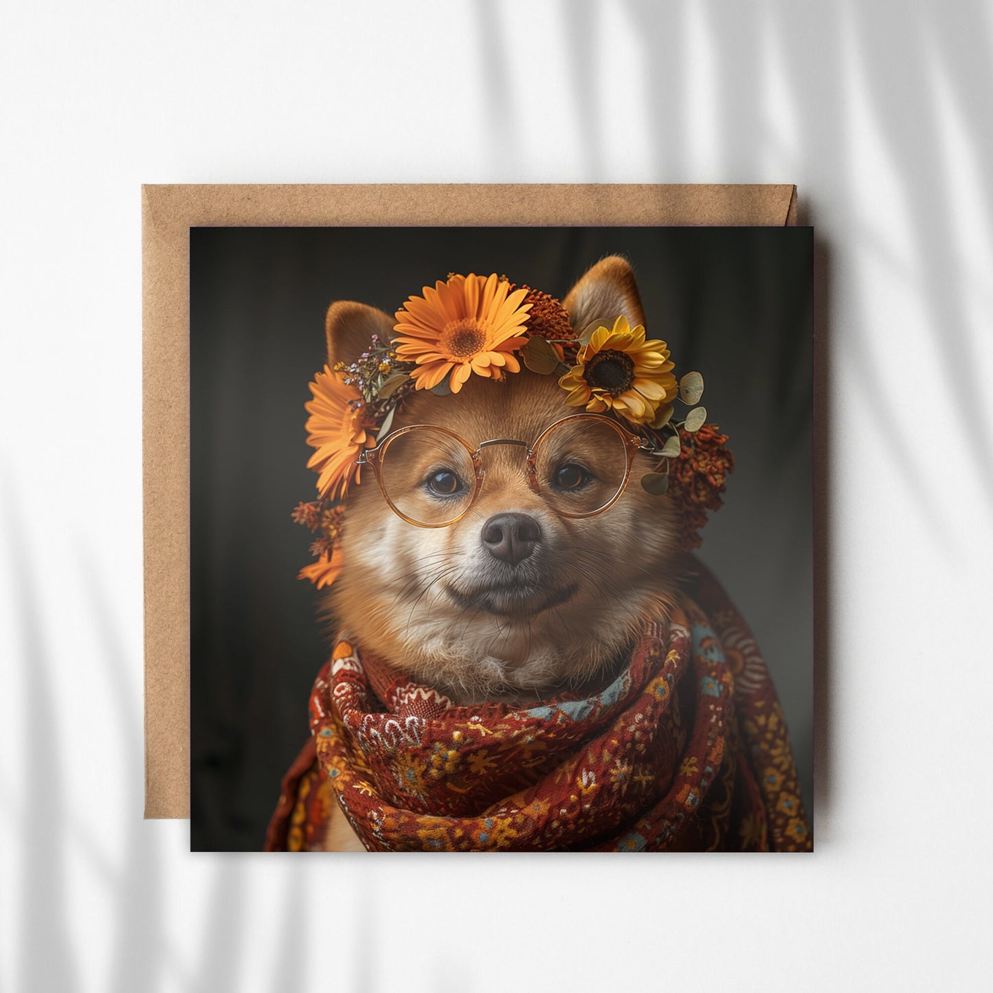 Shiba Inu Greetings Card