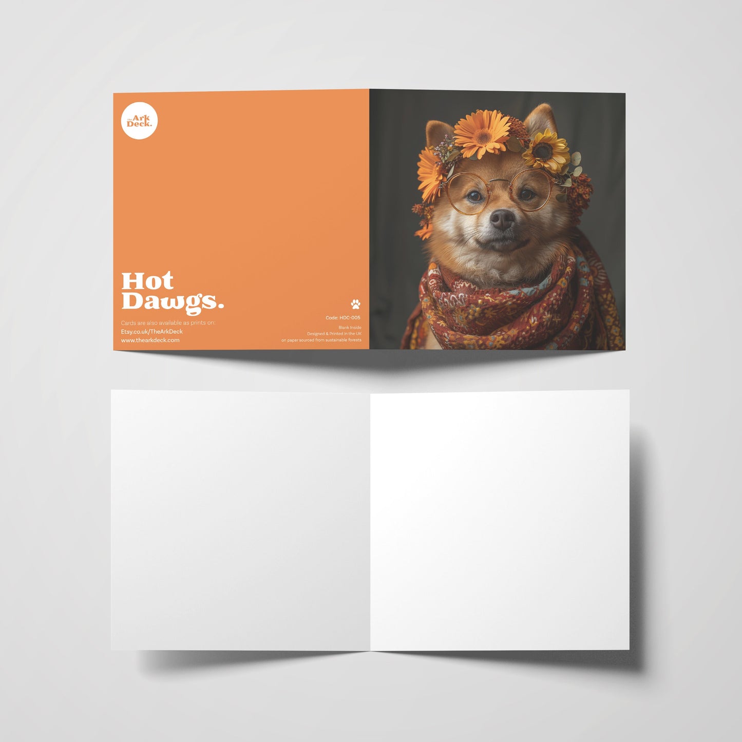 Shiba Inu Greetings Card