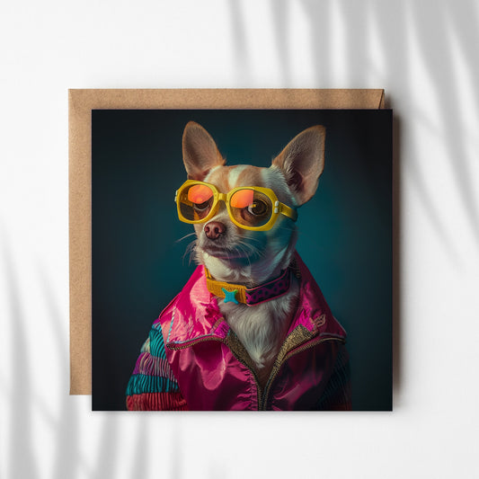 Chihuahua Greetings Card