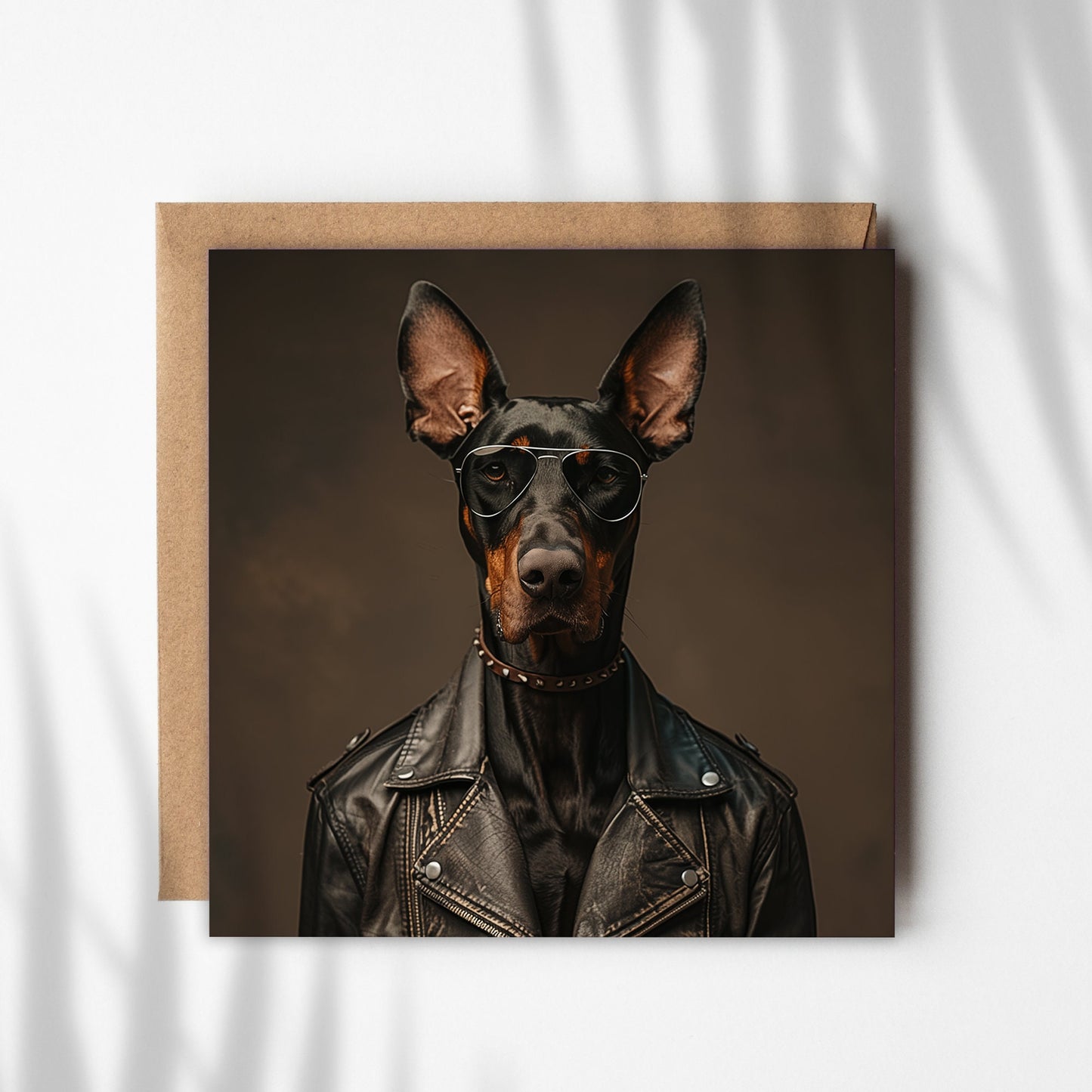 Doberman Greetings Card