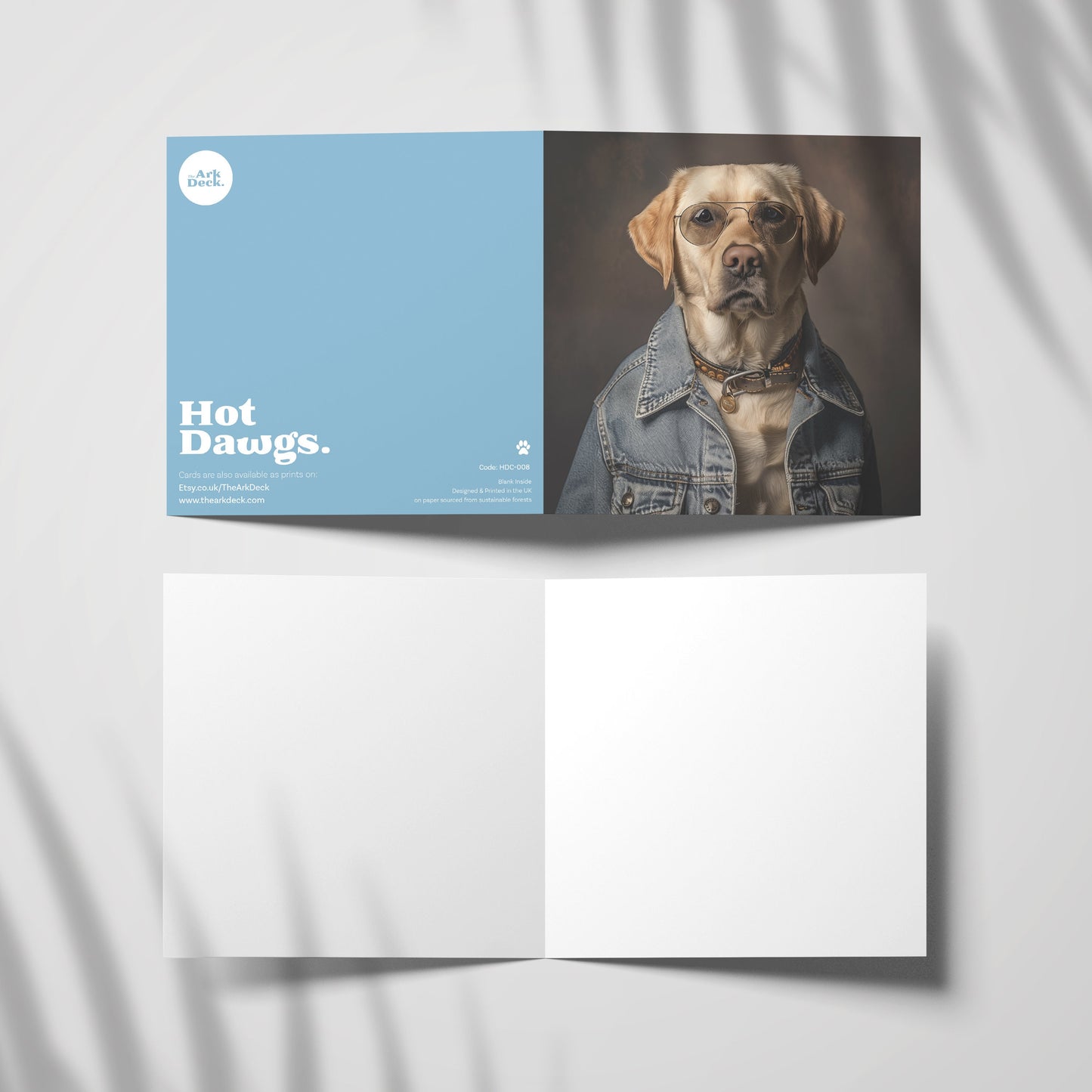 Yellow Labrador Greetings Card #03