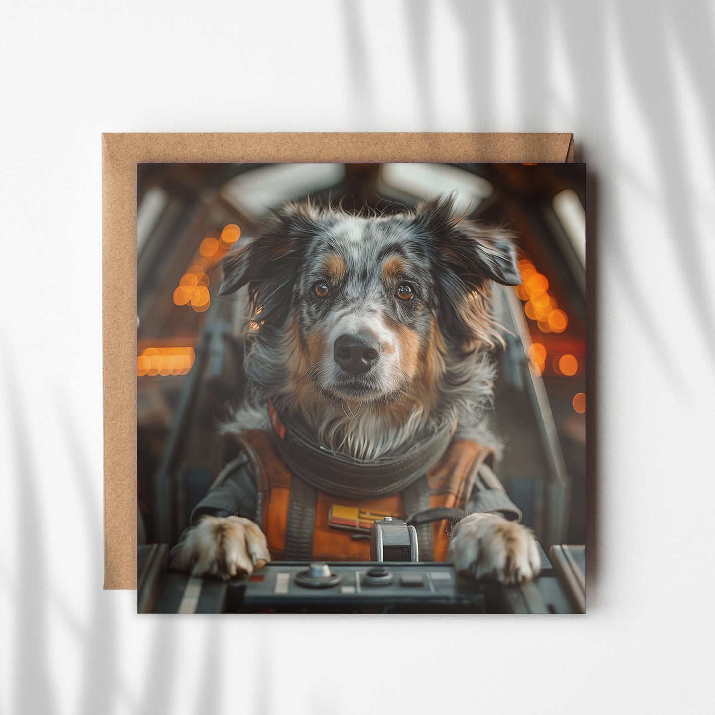 Australian Shepherd Greetings Card #01