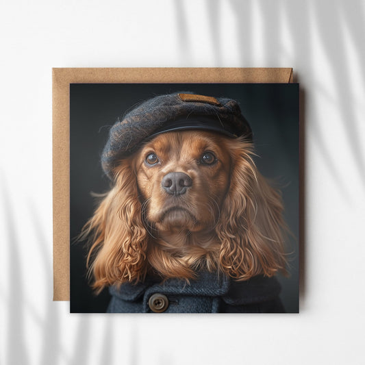 Cocker Spaniel Greetings Card #01