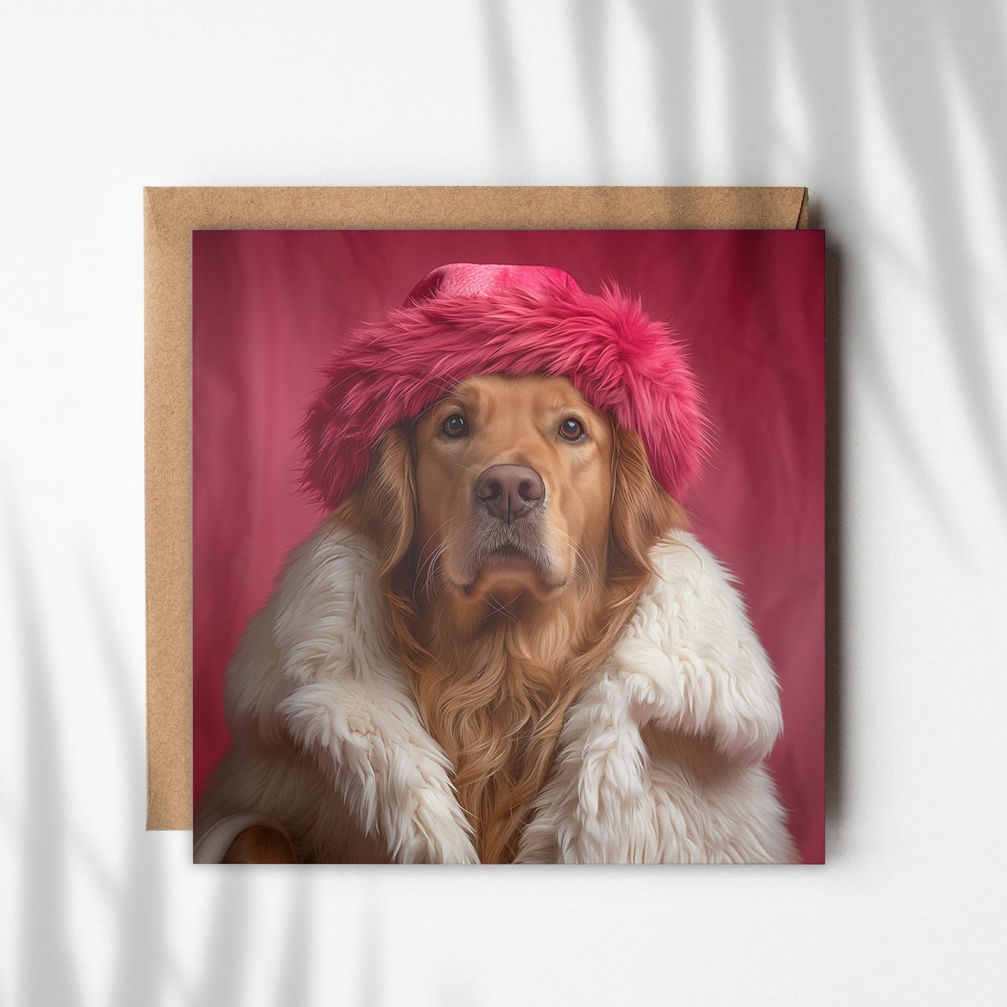 Golden Retriever Greetings Card #01